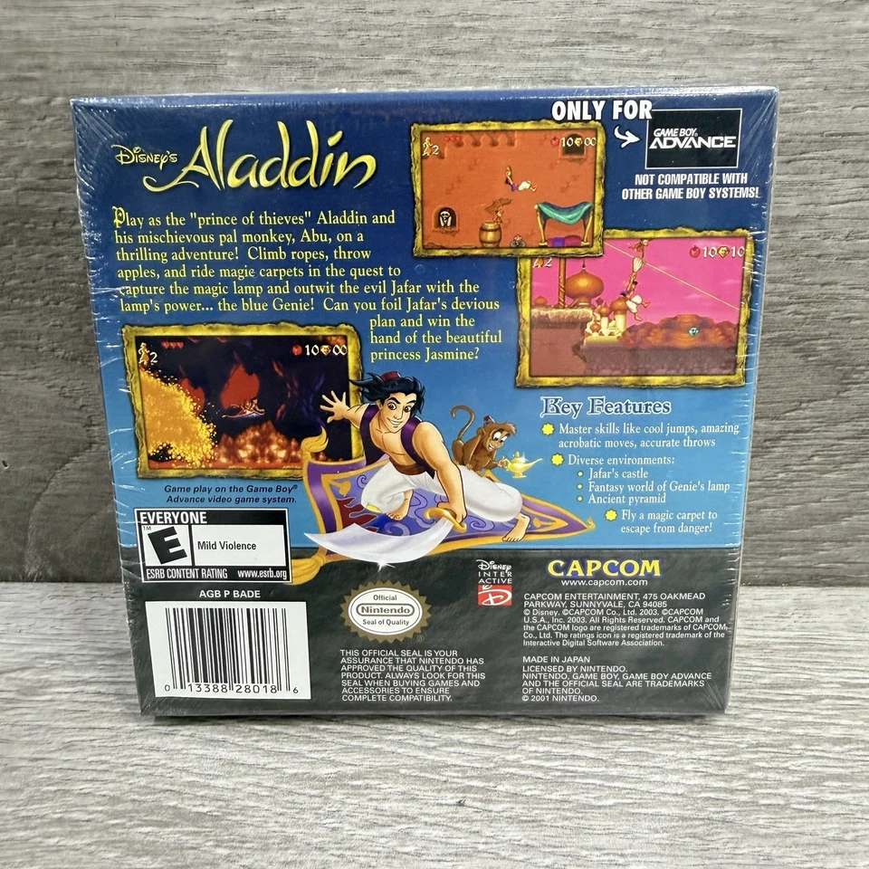 Disney's Aladdin Nintendo Game Boy Advance GBA New Sealed - Image 3 of 4
