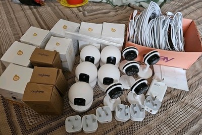 RESTPOSTEN BOYKEEP WLAN KAMERAS K30 UND K10 KONVOLUT KABEL VERPACKT USB C ANSCHLÜSSE