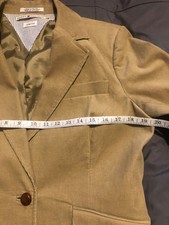 woman's tan tommy hilfiger blazer size 12