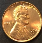 1954D Lincoln Wheat Cent BU Actual Coin Original Luster Collector Penny  Upgrade