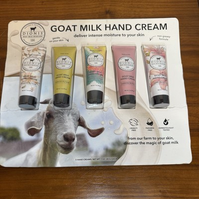 Dionis Goat Milk Hand Cream Gift Set - 5 Varieties Brand New!