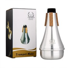 Aluminum Trumpet Practice Mute Lightweight Silencer Instrument Training