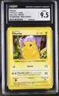 CGC 9.5 MINT+ Pikachu 58/102 Base Set Shadowless Red Cheeks Pokemon Card