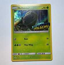 Bulbasaur SM198 Detective Pikachu Stamped Promo Holo English Pokémon TCG on eBay