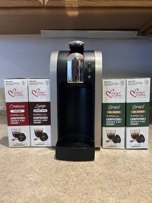 Starbucks Verismo K-fee Kfee 11 5M40 WORKS Black Chrome Single Cup Coffee Maker