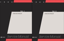 1985 Dodge Ram Van Werkstatthandbuch B150 B250 B350 RWD Reparaturservice Bücher