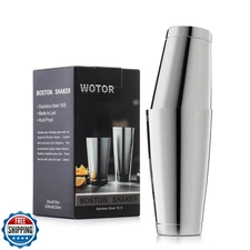 WOTOR Boston Cocktail Shaker Set, 18 oz and 28 oz Stainless Steel