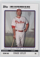 2009 Topps Ticket To Stardom Chase Utley #176 0q3
