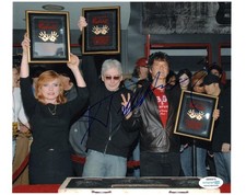 Chris Stein Signed Autographed 8x10 Blondie Rock Walk Award Band Photo ACOA