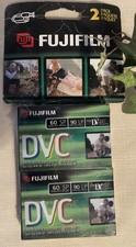 Pack of 2 Fujifilm DVC Mini DV Digital Video Cassettes 60 Min SP