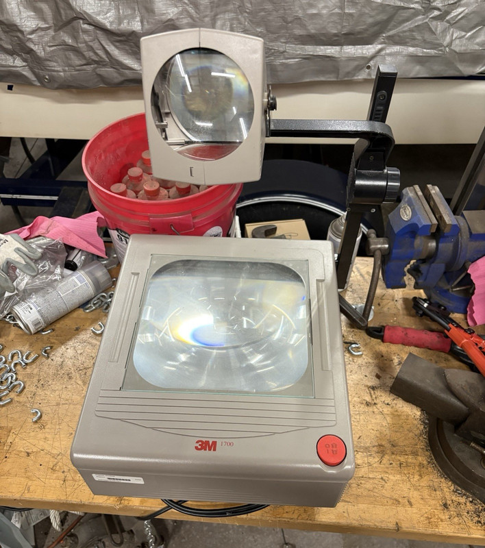 3M 1700 Overhead Projector Gray Model 1700 MPN 1700