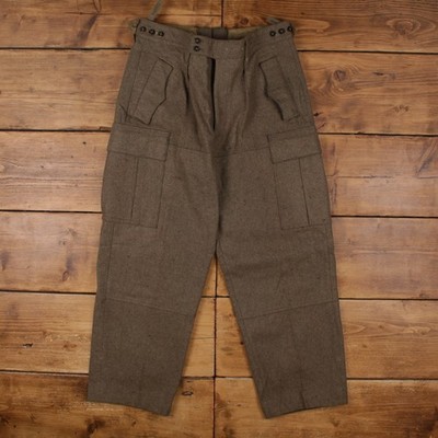 Vintage Schilling O.H.G. Hose Pants 32x30 Herren 60er Jahre grün Bundeswehr