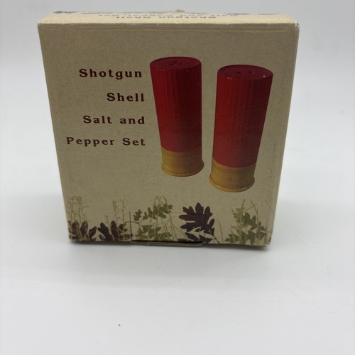 CRACKER BARREL SHOTGUN SHELL SALT & PEPPER SHAKER SET New Old Stock | eBay