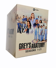 Grey  s Anatomy : Complete TV Series Season 1-21 DVD 108-Discs Set Region 1