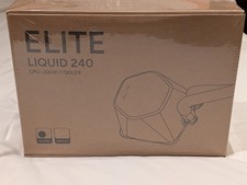 Cooler Master Elite Liquid 240 240mm ARGB CPU Liquid Cooler Black NEW SEALED