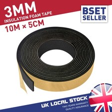 3mm Foam Gap Filler Strip 10M for Double Glazing Seal Dust Blocker