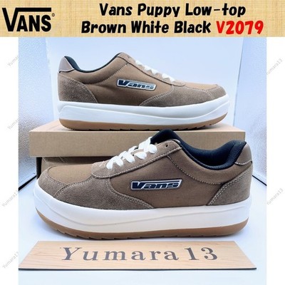 Vans Puppy Low-top Brown White Black V2079 Men's Size