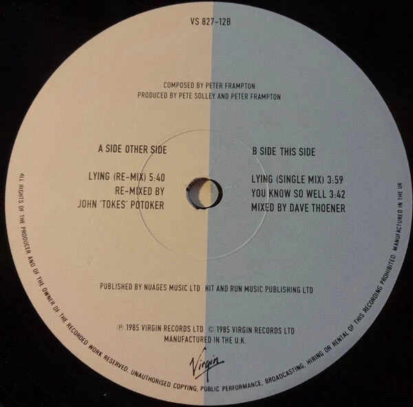 Peter Frampton - Lying (VINYL) - Image 4 of 4
