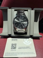 New Rado True Automatic High-tech Ceramic Grey Dial Men's Watch R27057102 
