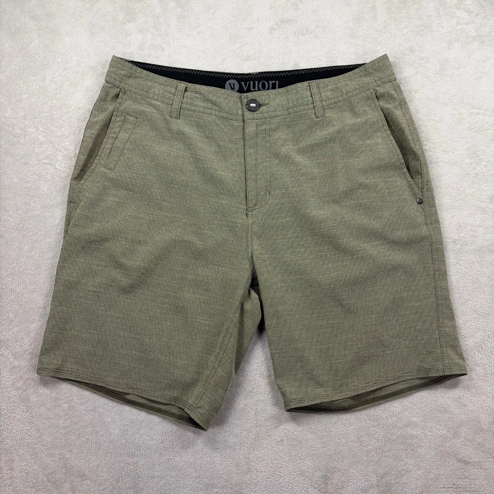 Vuori Maldive Shorts Men 32 Olive Green V308 Hybrid Stretch Chino Outdoor summer
Opens in a new wind