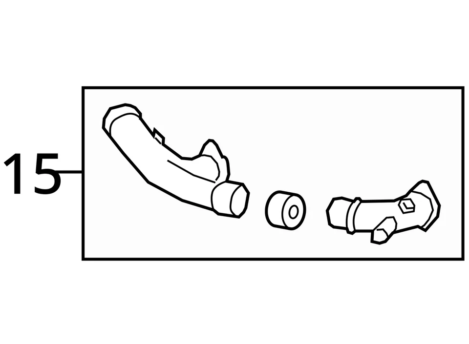 2018-2019 Audi RS5 F5 Engine air Intake Manifold 06M129666AA 72k Miles OEM - Image 4 of 4