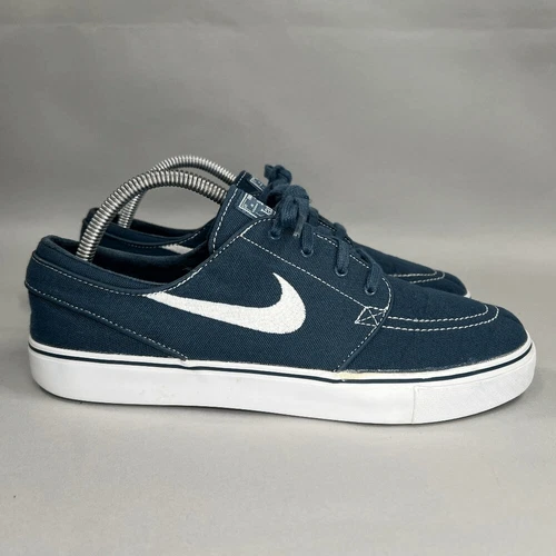 Nike SB Zoom Men's Size 8 Stefan Janoski Blue Canvas Skate Shoes