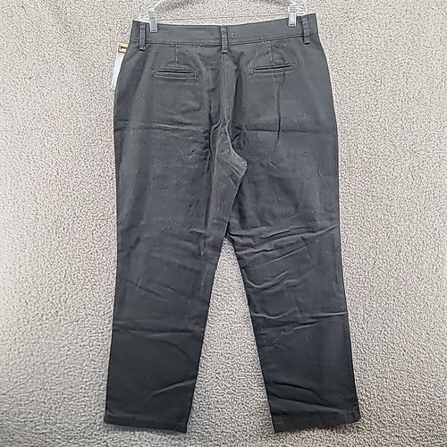 NWT Lee Size 18 Tall Relaxed Fit Straight Leg at the Waist Stretch Jeans Black - Picture 8 of 10