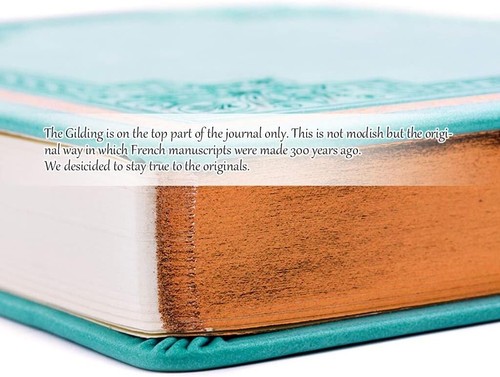Hard Cover Vintage Journal - A5 Size, Lined Notebook, Faux Leather Cover - Picture 6 of 10