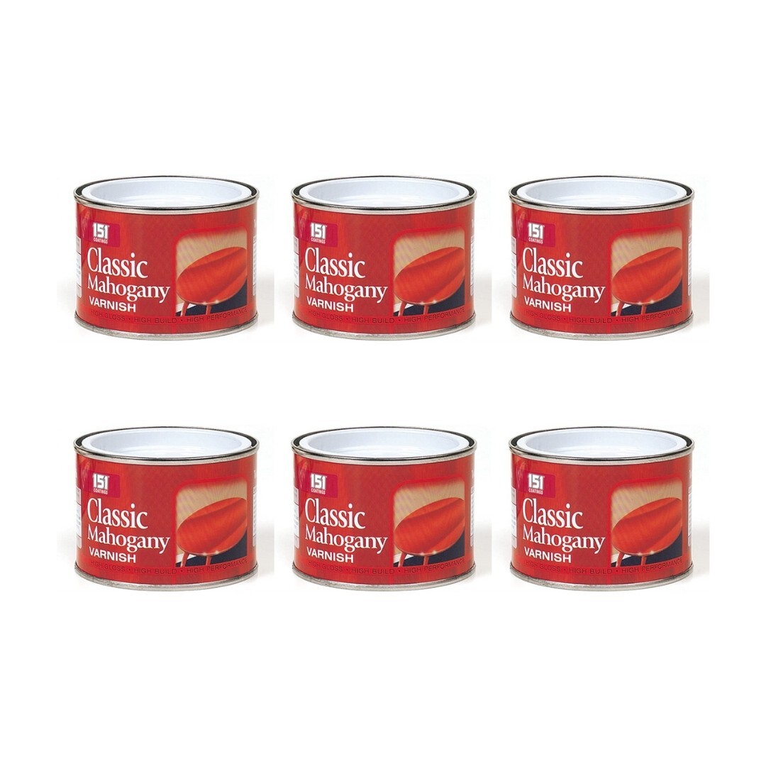 2 X CLASSIC MAHOGANY VARNISH PAINT Top Coat Painting 180 ml Indoor Outdoor New - Image 7