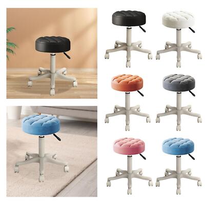 360 Swivel Salon Stool Multipurpose Drafting Bar Stool with Wheels for  UK