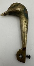 Vintage Solid Brass Duck Handle Grip for Walking Cane 5  