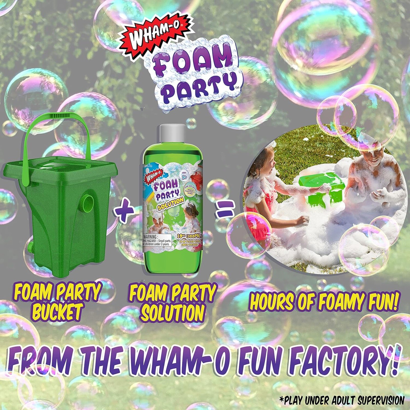 WhamO Foam Party Bucket Foam Maker for Kids Foam Parties eBay