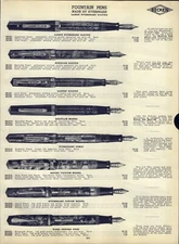 1937 PAPER AD 2 Sided Eversharp Large Deluxe Fountain Pen 