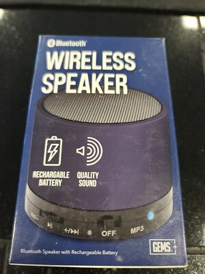 GEMS - Bluetooth Wireless Speaker [Brand New] Free shipping! 
