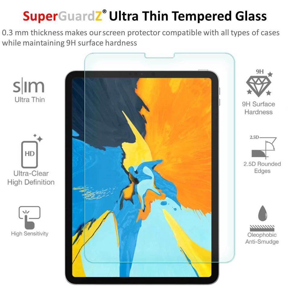 Tempered Glass Anti-bacterial Screen Protector For iPad Pro 11 (2021/2020/2018) - Image 3 of 4