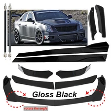 Front Bumper Lip Spoiler Splitter Side Skirt For Cadillac CTS CTS Body Kits