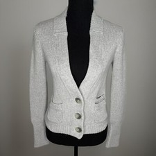 American Eagle Outfitters Vintage Preppy Y2K Cotton Cardigan Sweater Button Up