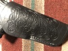 Black Leather Thumb Break Holster Floral Pattern FITS MODELS Glock 17 / 22 USA M — photo 2