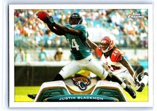 2013 Topps Chrome Football Refractor #312 Justin Blackmon Jacksonville Jaguars