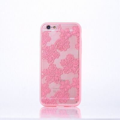 Apple iPhone 7 Handy Hülle Mandala Case Schutzhülle Motiv Cover Blüten Rosa Neu
