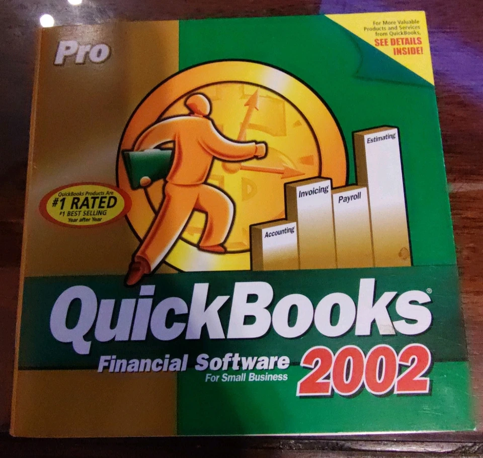 2002 QuickBooks Pro for Small Business Intuit Software with KEY / CODE - Image 2 of 4
