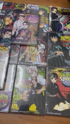 Demon Slayer Kimetsu no Yaiba Manga Comic English Version Book
