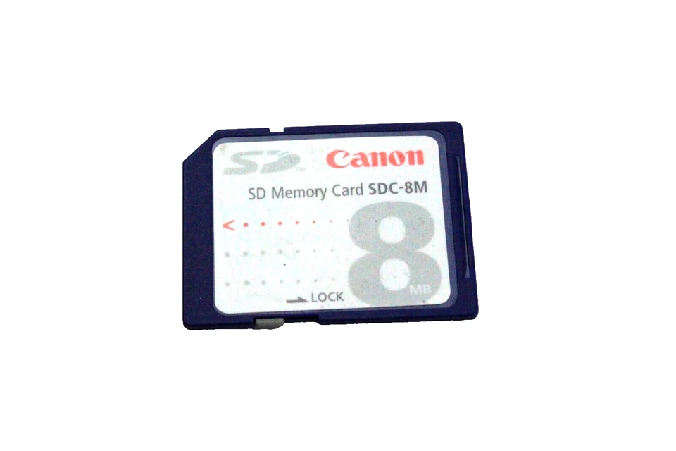 Canon Genuine 8MB MEGABYTE SDC-8M SD Camera Memory Card - Image 2 of 4