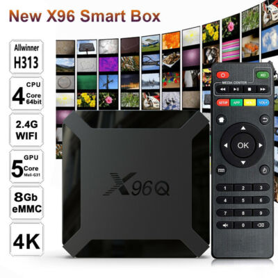 2024 Smart TV Box Android 10 2.4G WIFI H313 Quad Core 4K UHD Media Stream Player