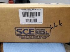 NEW SEALED SCE SCE-3PBXI ENCLOSURE FOR 22.5mm PUSHBUTTONS (WHITE)