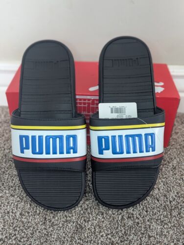 Size 9 Men's Puma Cool Cat Sport Retro Slip On Slide Sandals - Picture 3 of 10