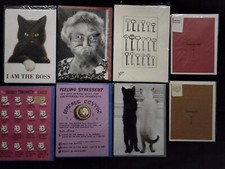 Lot of EIGHT 8 Assorted Deluxe Blank Greeting Cards In Wrappers Brand New