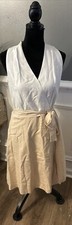 ANN TAYLOR NWT size 10 sleeveless fit and flare linen blend dress