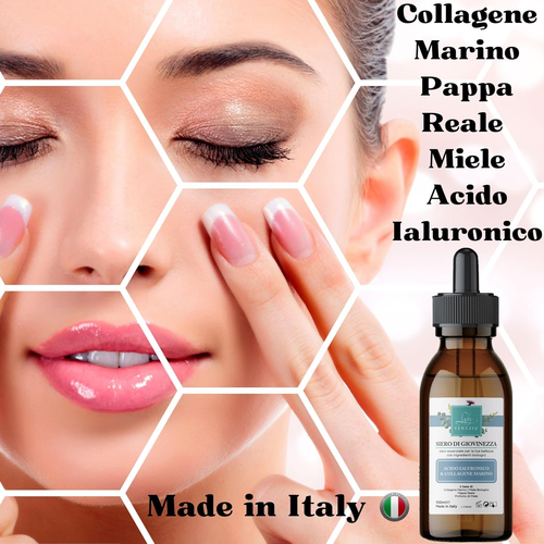 Bio Siero Viso Con Acido Ialuronico E Collagene Marino | Idratante, Rimpolpante - Foto 6 di 12