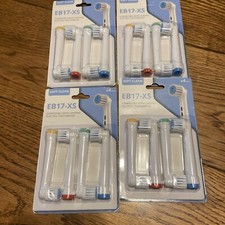 4 Count 4 Packages Replacement Electric Toothbrush Heads EB17-XS New